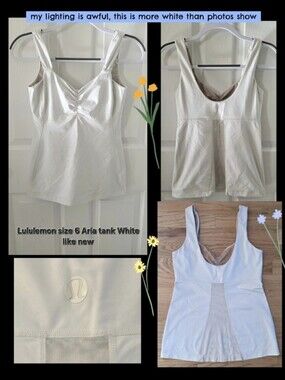 lululemon athletica Aria Tank Top - White